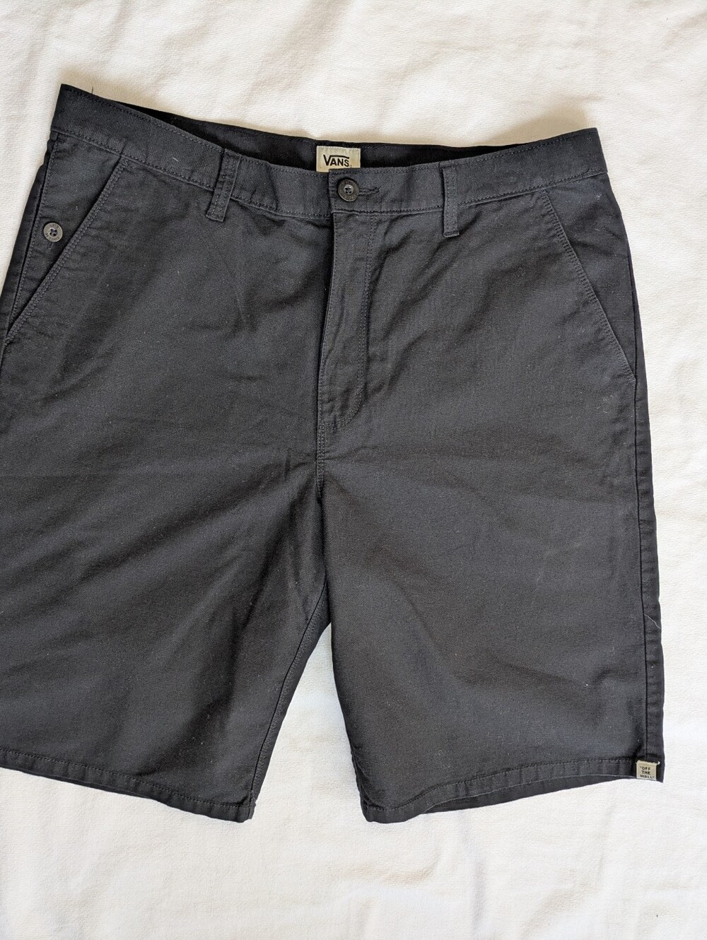 Men's Vans Classic Shorts 36 Black NWOT